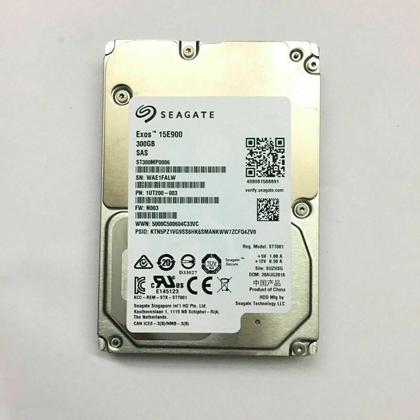 Seagate 300GB SAS 2.5″ 15K Enterprise Hard Drive