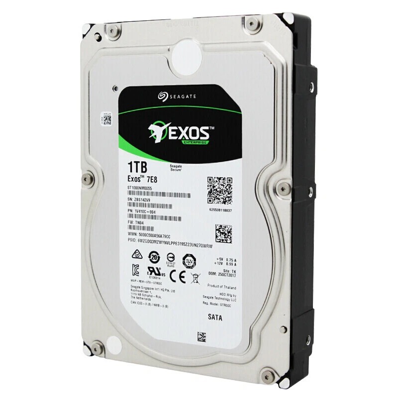 Seagate Exos 7E8 1TB SAS 12Gb/s 7200 RPM 3.5″ Enterprise Hard Drive
